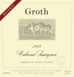 Wine Label for Groth Vineyards & Winery
